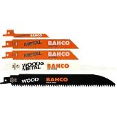 Bahco Saber Blade Set For Wood And Metal 5 Units Orange