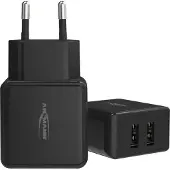 Ansmann Home Charger HC212 2xUSB 2400mA noir