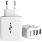 Ansmann Hc430 4xusb Charger 30w Blanc