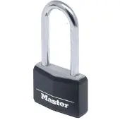 Masterlock Cadenas MasterLock, 40mm, O6mm, anse longue, noir