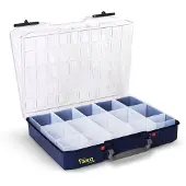Raaco CarryLite 80 5x10-0/DLU Bleu Polycarbonate (PC), Polypropylène (PP)