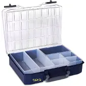 Raaco CarryLite 80 4x8-0/DLU Bleu Polycarbonate (PC), Polypropylène (PP)