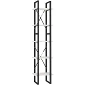 vidaXL Bibliothèque à 5 niveaux Blanc 40x30x175 cm Bois de pin