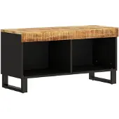 vidaXL Armoire TV 85x33x43,5 cm en bois massif de manguier