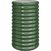 vidaXL Jardinière de jardin Acier galvanisé 40x40x68 cm Vert