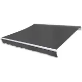 vidaXL Store banne motorisé 400 cm Anthracite