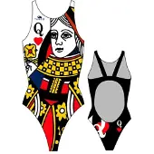 Turbo Queen Of Hearts Swimsuit Multicolore M Femme