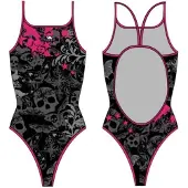 Turbo Skull Butterflyers Stars Swimsuit Noir 2XL Femme