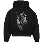 MJ Gonzales Sweat-shirt gris / noir / blanc