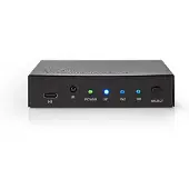 Nedis Hdmi Switch 3 Port 1xusb-c + 2xhdmi In To 1xhdmi Out 4k Metal 60hz Argenté
