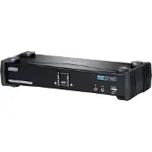 Aten 2-Port USB DVI Dual Link/CH7.1 Audio KVMP Switch