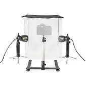 Nedis Skt010wt Photo Studio Kit Argenté