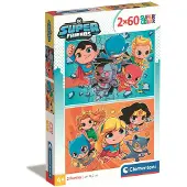 Clementoni puzzle 2x60 SuperKolor WB C Comics 21624