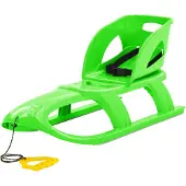 vidaXL Traîneau avec siège Vert 102,5x40x23 cm Polypropylène