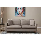 Hannah Home , Eva- BLC2780, Crème, Canapés-lits, Cadre : FIR / Flakeboard