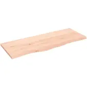 vidaXL Dessus de table 100x40x2 cm bois de chêne massif non traité