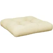 vidaXL Coussin de palette crème 60x61,5x10 cm tissu