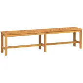 vidaXL Banc de jardin 180 cm en bois massif d'acacia