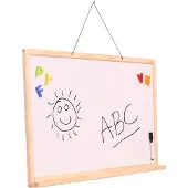 3toysm Tableau mural magnétique pour enfants 2en1
