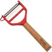 Opinel T-Duo Peeler 002433 Red Wood éplucheur