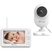 Lionelo Babyline 6.2 Babyphone électronique avec écran FULL HD 5" Portée jusqu'à 200 mètres Communication bidirectionnelle Mode nuit