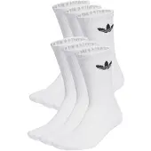 Adidas Chaussettes Trefoil Cushion Crew Socks 6 Pairs femmes - Blanc - L