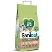 Sanicat Natura Activa 100% Green litière végétale pour chats 7,5 kg