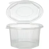 Papstar Bacs à aliments jetables, Contenant à usage unique, Transparent
