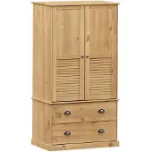 vidaXL Armoire VIGO 90x55x170 cm pin massif