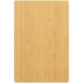 vidaXL Dessus de table 60x100x2,5 cm bambou