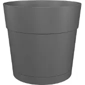 You do it Pot de Plante Circulaire en Plastique Anthracite Artevasi Ø 35 cm