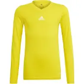 Adidas T-Shirt fonctionnel jaune / blanc