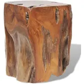 vidaXL Tabouret Bois de teck massif