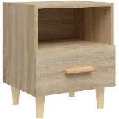 vidaXL Table de chevet Chêne sonoma 40x35x47 cm