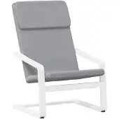 vidaXL Fauteuil relax gris clair Tissu