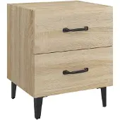 vidaXL Table de chevet Chêne sonoma 40x35x47,5 cm