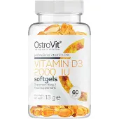 OstroVit Witamina D3 2000 Iu (60 gélules) 5903246221954