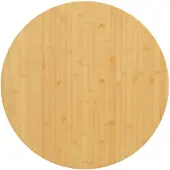 vidaXL Dessus de table Ø70x2,5 cm bambou