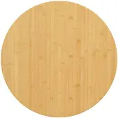 vidaXL Dessus de table Ø80x2,5 cm bambou
