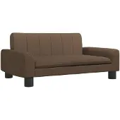 vidaXL Lit pour chien Marron 70x45x30 cm Tissu