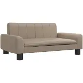 vidaXL Lit pour chien cappuccino brun 70x45x30 cm simili-cuir