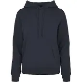 Build Your Brand Basic Hoodie Bleu 2XL Femme