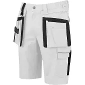 Storvik Thijs short de travail stretch blanc