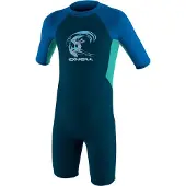 O'Neill Reactor Spring 2 Mm Junior Short Sleeve Back Zip Shorty Noir 3 Years Enfants
