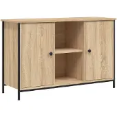 vidaXL Armoire TV Chêne Sonoma 100x35x65 cm Bois composite