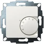 Eberle Controls Eberle UTE 1031-RAL9010-G-50 Thermostat d'ambiance encastré 5 à 30°C, Thermostat, Blanc