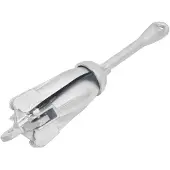 vidaXL Ancre pliante argent 8 kg Fonte galvanisée à chaud