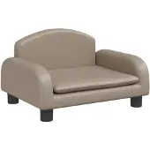 vidaXL Lit pour chien Cappuccino-Brun 50x40x30 cm simili-cuir