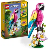 LEGO Perroquet rose exotique - 31144, modèle 3 en 1