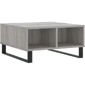 vidaXL Table basse Gris Sonoma 60x60x30 cm Bois composite